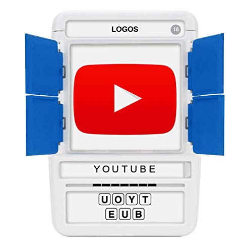 100 PICS Logos Travel Game is suitable for ages six plus, encouraging social play and learning.