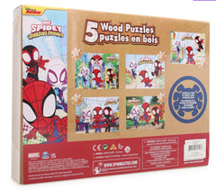 1616 Holdings Spidey Amazing Friends four 8-piece puzzles offer quick challenges for kids.