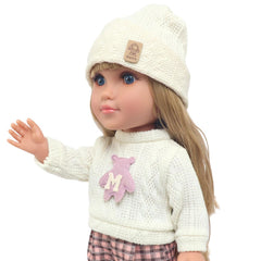 18INDC 18-inch doll pink-shoes: comfortable footwear to complete every look