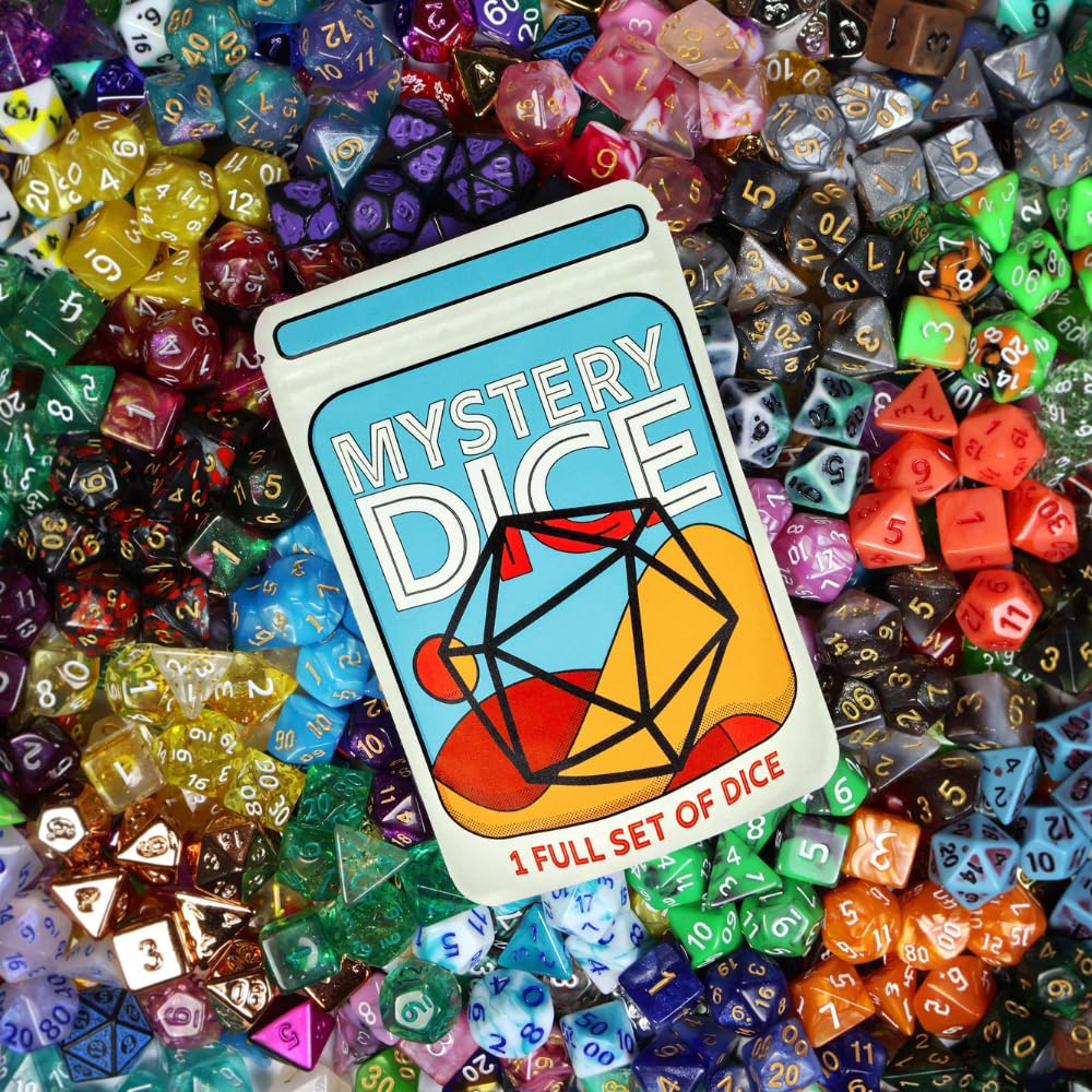 A thoughtful gift idea for RPG lovers: 1985 Games Mystery Dice.