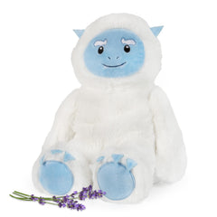 1i4 Group Yeti microwavable plushie delivers a warm hug.
