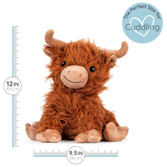 1i4 Highland Cow lavender scent enhances comforting hug