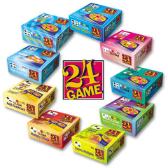 24Game Integers dots-difficulty image shows 1–3 dot cards for scalable challenge.