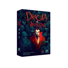25th Century Games Dracula vs Van Helsing duel card art highlights intense confrontation.