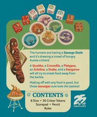 25th Century Games Sausage Sizzle critters sneaking food, adding playful stealth to game night.