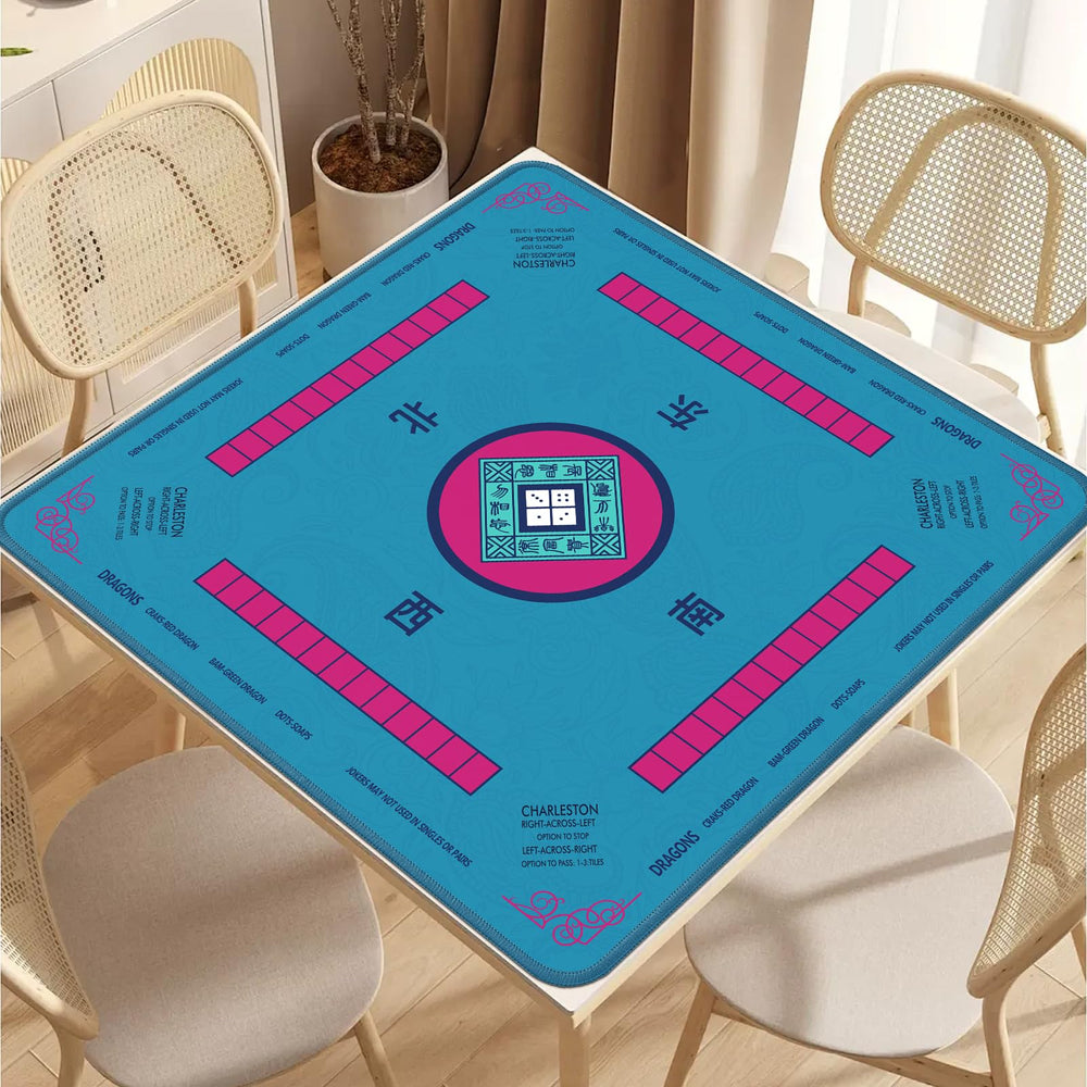 2F22E Mahjong Mat rolled for transport illustrating portability