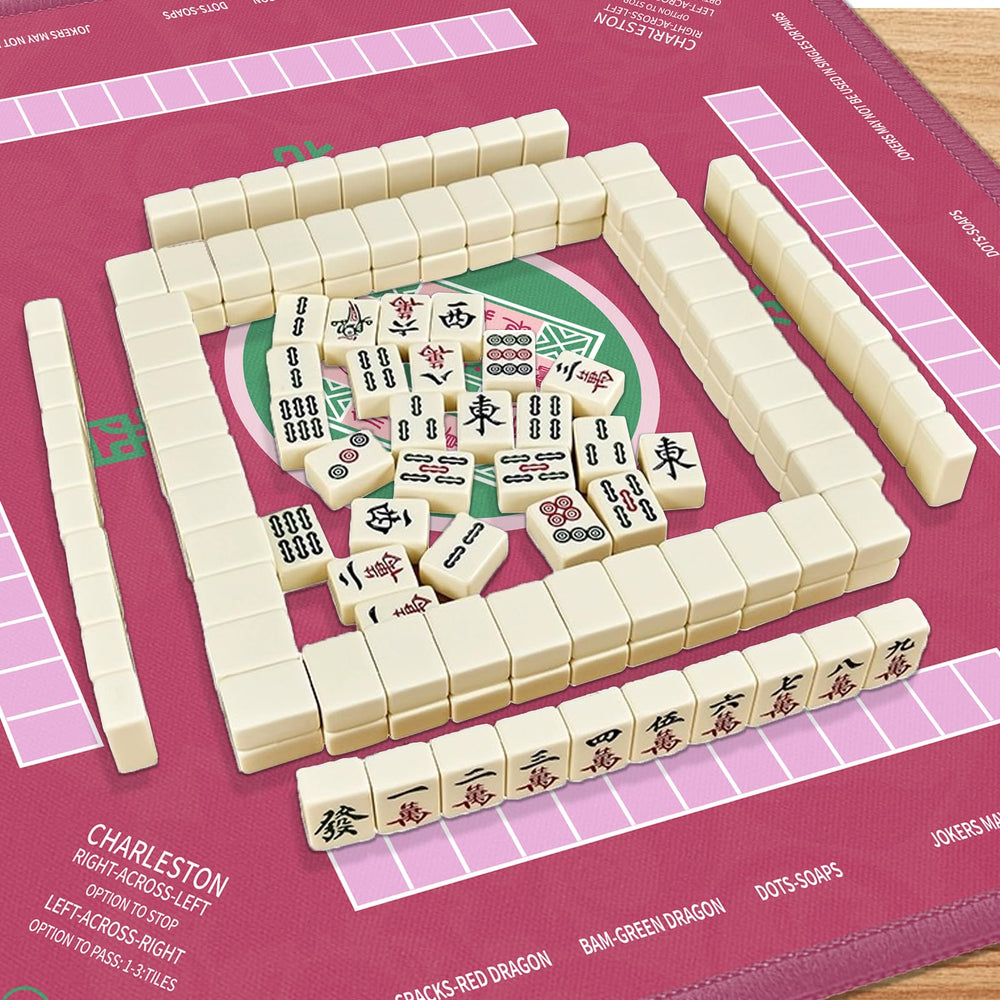 2F22E Mahjong Mat soft surface reduces noise for quiet sessions