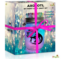 2Pepers craft supplies included for easy creative axolotl projects.