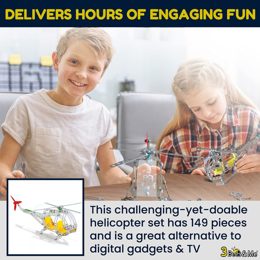 3 Bees & Me erector set in-action shows hands-on building and problem-solving potential