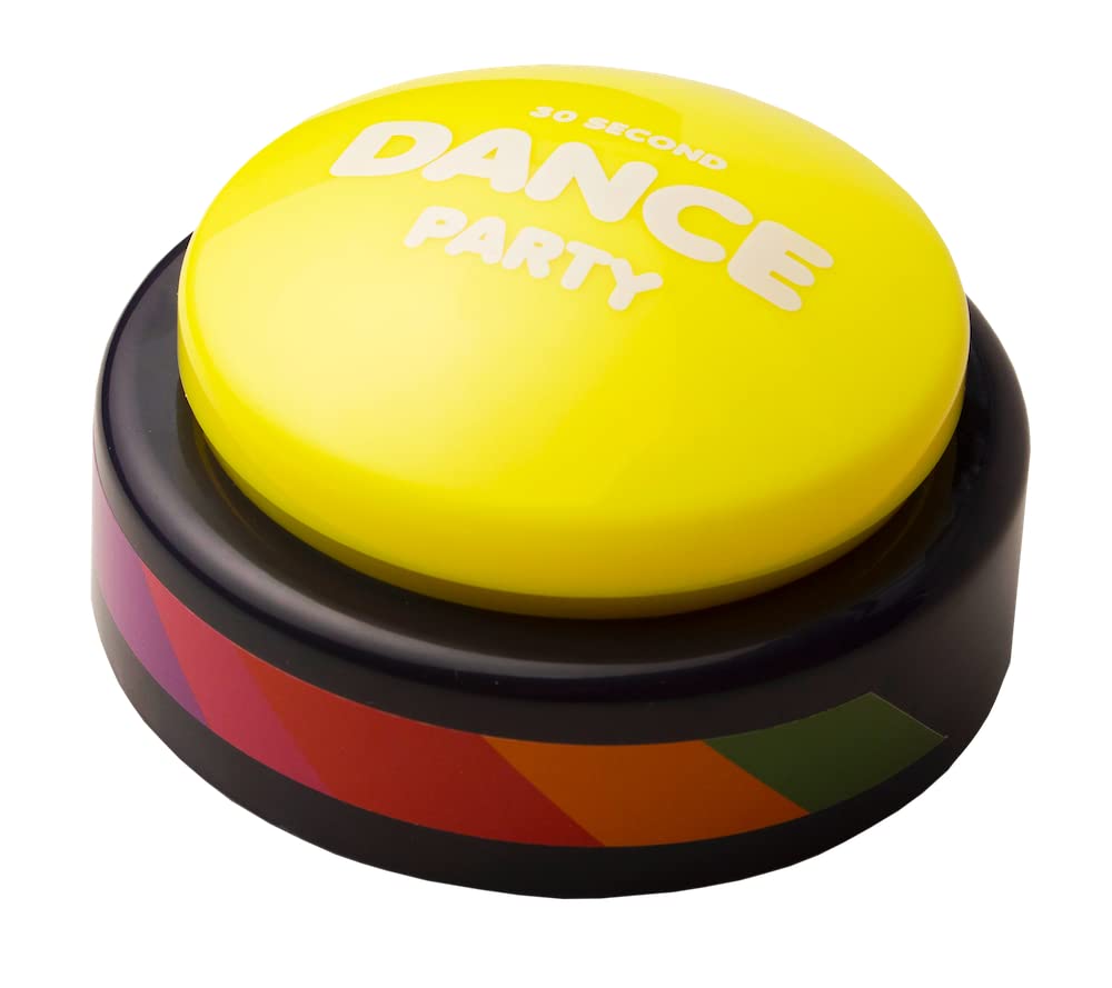 30 Second Dance Party Button in pressed action for instant music.