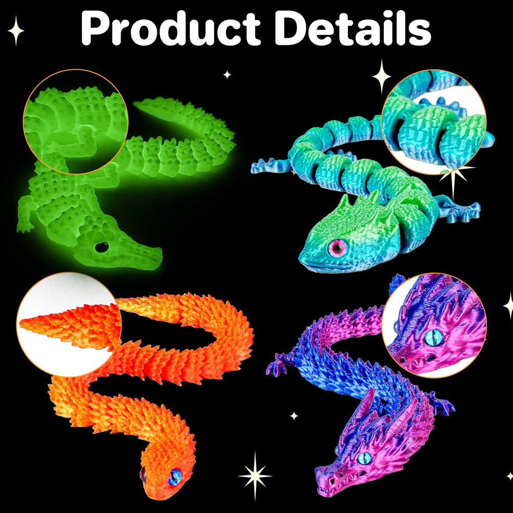 3Dgenius gecko articulated figurine for agile posing