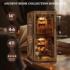 3DVASE LED light book nook glow highlights cozy reading ambiance.