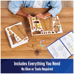4D Build 142-piece punch-out sheets showcasing intricate pieces