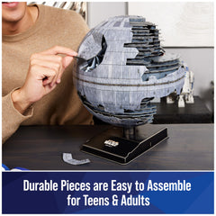 4D Build Death Star II display-dimension suitable for desks and shelves