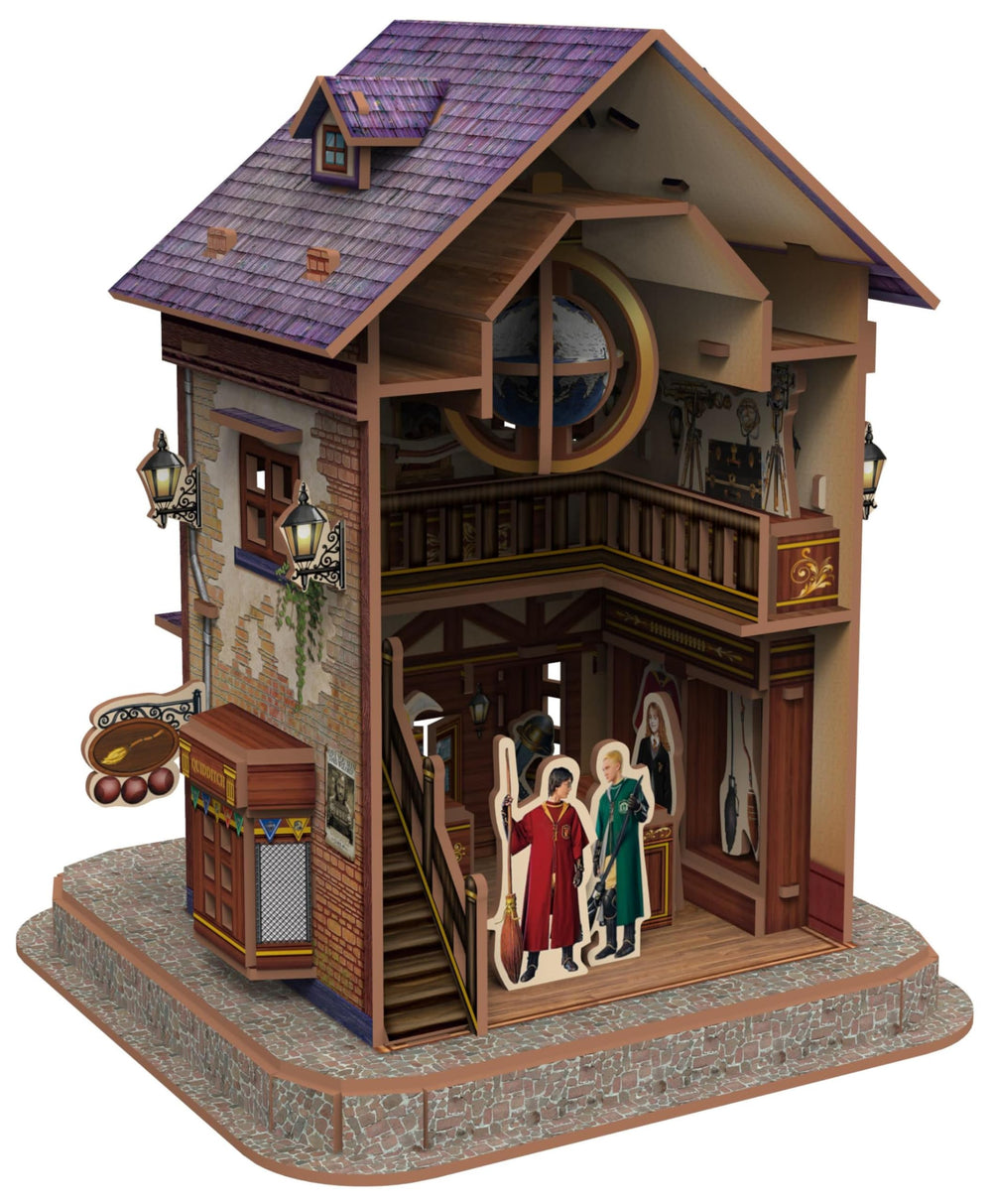 4D Build Gringotts Bank parts form a striking diorama centerpiece