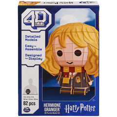 4D Build Hermione Granger room decor setup enhances shelf styling.