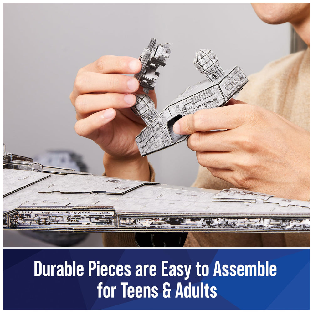 4D Build Imperial Star Destroyer instructions image demonstrates step-by-step guide for assembly.