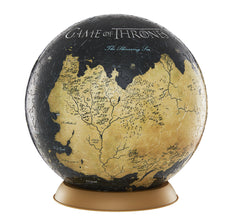 540-piece GoT globe puzzle with curved pieces for a dynamic 3D build