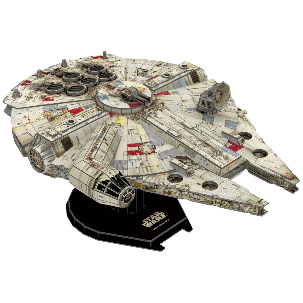 4D Cityscape Millennium Falcon instruction booklet, guides beginners through the build