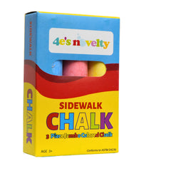 Vibrant yellow blue red color pack from 4E's Novelty chalk set