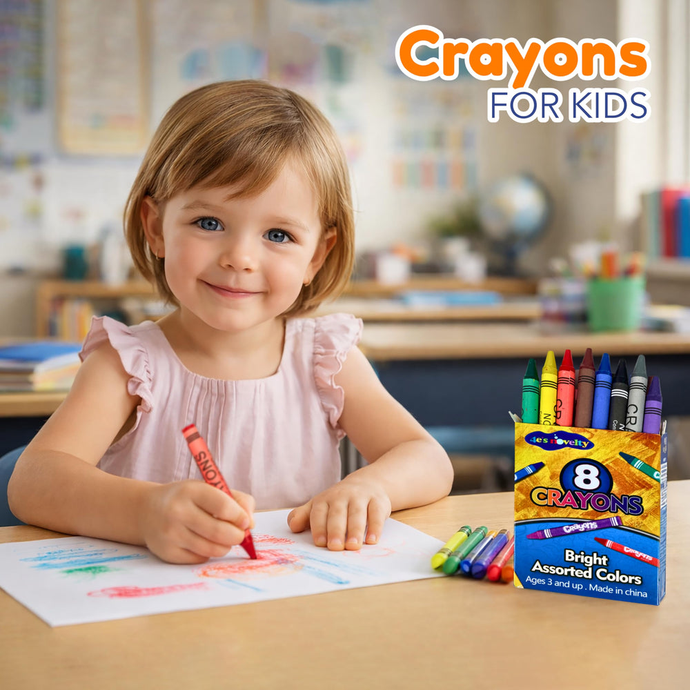 4E's Novelty creative-imagination crayons invite hands-on learning
