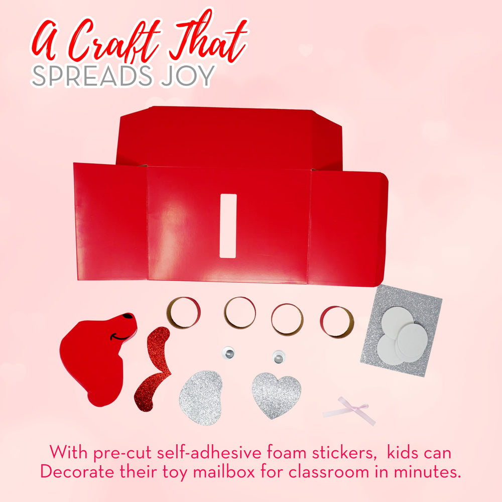 4E's Novelty Valentines Mailbox keepsake holds valentines after classroom exchanges