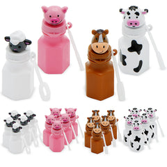 4E's Novelty farm animals bubbles with horse design for outdoor play and parties