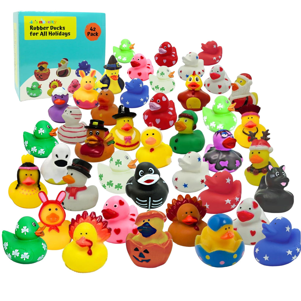4E's Novelty pumpkin duck for Halloween and fall bath fun.