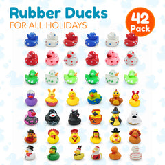 4E's Novelty snowman rubber duck adds seasonal fun to bath play.