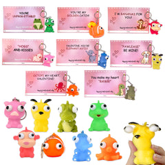 Valentines kit with 24 cards and 24 eye toys ready for gifting