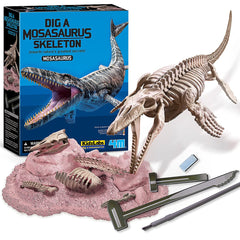 4M Dig a Mosasaurus block: hands-on paleontology exploration.