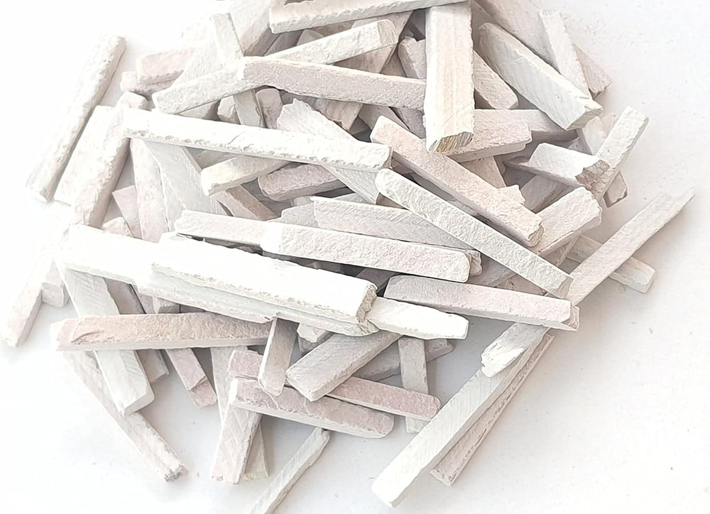 4OUR FAITH natural limestone slate pencils shown in carton for convenient 500 gms pack.