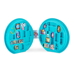 Capacious interior stores up to 30 minis for organized keeping.