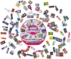 Inside the 5 Surprise Mini Brands case, mystery minis await discovery.