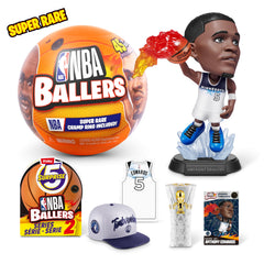 5 Surprise NBA Ballers Series 2 mini basketball for authentic play pretend.