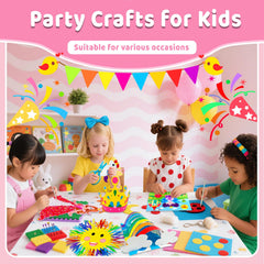 7july Unicorn Craft Box stickers set with gem and glitter accents for vibrant projects
