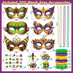 80UncleKimby Mardi Gras wristbands, assorted colors, boost attendee interaction and group visibility.