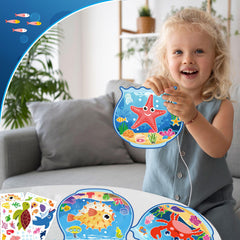 80UncleKimby sticker sheets showcase bold ocean animals for creative sticker scenes.