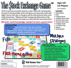 8th Kid Games Stock Exchange Game components – durable pieces for repeated enjoyment.