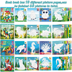 90shine marine-life sticker-page invites ocean-themed play and pattern recognition