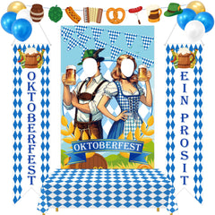 90shine Oktoberfest backdrop fabric for vibrant photo moments