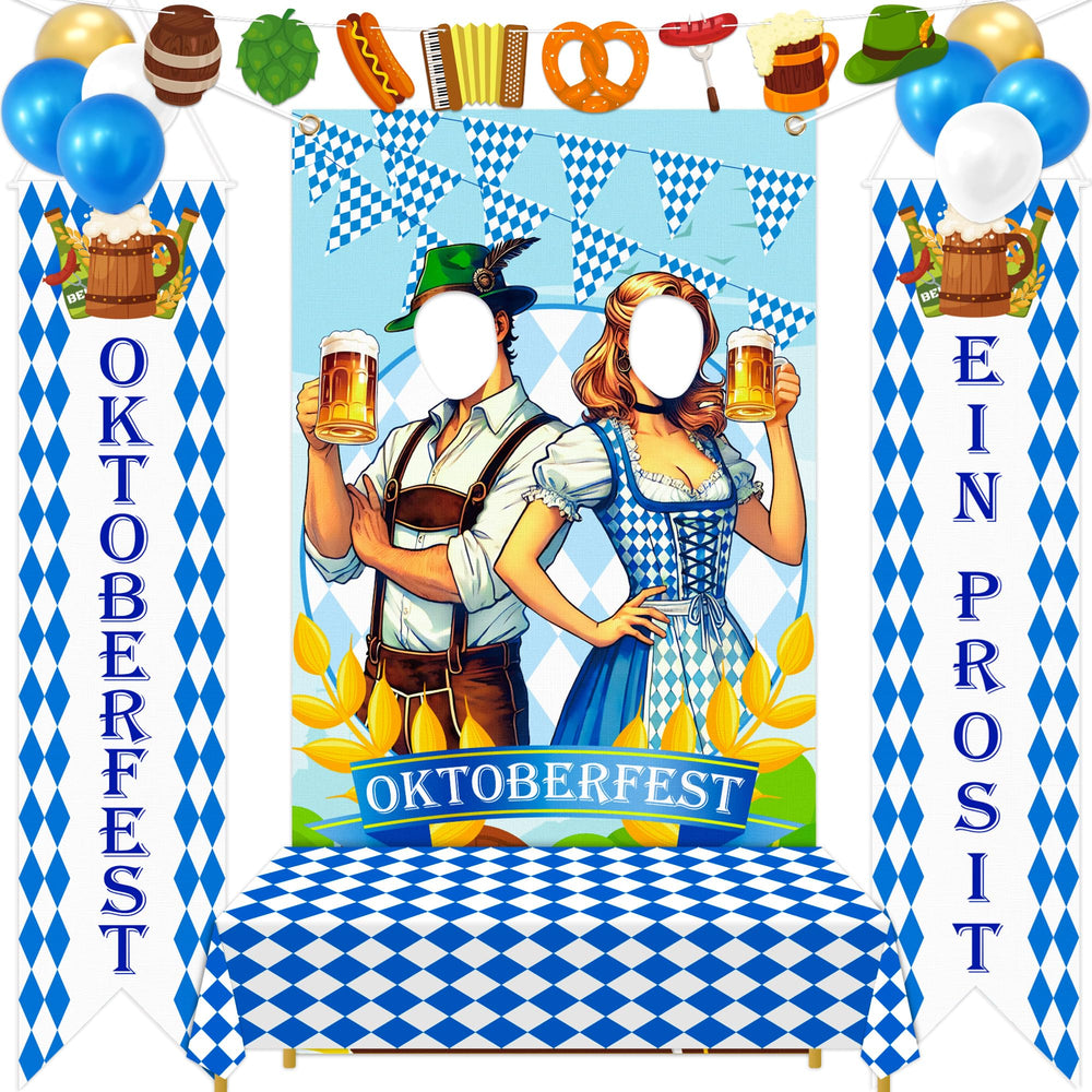 90shine Oktoberfest party decor set provides complete styling options