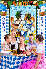 90shine Oktoberfest tablecloth creates cohesive party tables