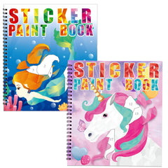 90shine sea-maid sticker book cover invites imaginative play and color storytelling