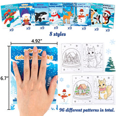 90shine small-size coloring books fit little hands and are easy to open