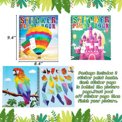 90shine sticker book lollipop design invites playful patterning and fine motor practice.