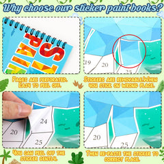 90shine ocean-creatures sticker sheets ready for creative marine art activities.