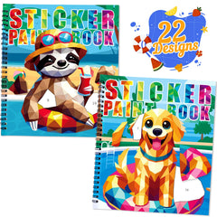 90shine summer sticker book cover designed for kids ages 4-8.