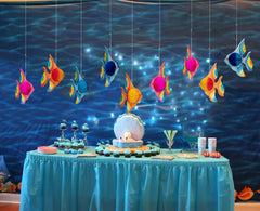 90shine tropical fish centerpiece ideal for bedroom, classroom, or ceiling decor