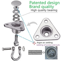 9M 180-360 degree swivel hanger enabling versatile indoor or outdoor rotations.